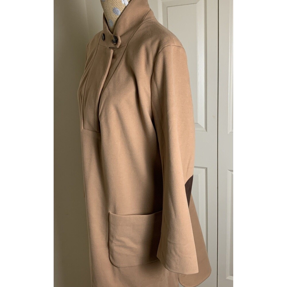 TUCKERNUCK Womens Camel Emerson Coat Dress XXL Career Office Minimalist Preppy - Picture 6 of 16